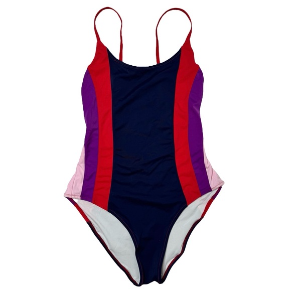 Anthropologie | Sundry Colorblock One Piece Swimsuit 1 Small - Picture 2 of 10